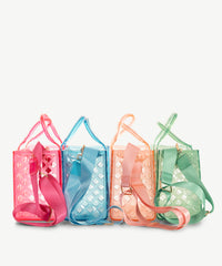 Alive With Style 'Jellybean' Tote/Shoulder Bag by Sassy Duck in Pink-Green-Orange-Blue