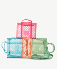 Alive With Style 'Jellybean' Tote/Shoulder Bag by Sassy Duck in Pink-Green-Orange-Blue