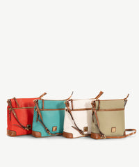 Alive With Style 'Alice' Shoulder/Cross Body Bag by Sassy Duck in Olive-Red-Turquoise-White