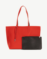 Alive With Style 'Holly' Tote/Shoulder Bag by Sassy Duck in Red-Navy