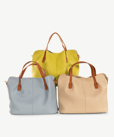 Alive With Style 'Princess' Handbag/Shoulder Bag by Sassy Duck in Aqua-Green-Taupe