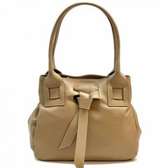 Alive With Style 'Daria' Italian Leather Shoulder Bag/Tote in Taupe/Black-Cream/Taupe-Tan-Navy-Cream-Black-White-Nude-Dark Grey-Beige-Cream/Tan-Olive-Taupe