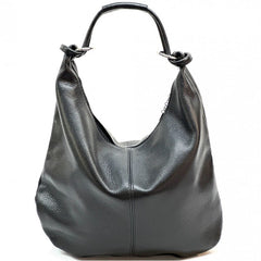 Alive With Style 'Alessandra' Italian Leather Shoulder Bag in Green-Navy-Red-Black-Grey-Orange-Cream-Tan-Taupe