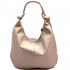 Alive With Style 'Alessandra' Italian Leather Shoulder Bag in Green-Navy-Red-Black-Grey-Orange-Cream-Tan-Taupe-Fuschia-Soft Blue-White-Ice Blue-Lavender