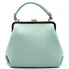 Alive With Style 'Adelina' Italian Leather Handbag/Shoulder Bag in Pink-SoftOrange-Black-Cream-IceBlue-Sage-Blue-Navy-Denim-Brown-Tan-LightBrown-Orange-Wine-DarkBrown-DarkTaupe-Olive