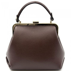 Alive With Style 'Adelina' Italian Leather Handbag/Shoulder Bag in Pink-SoftOrange-Black-Cream-IceBlue-Sage-Blue-Navy-Denim-Brown-Tan-LightBrown-Orange-Wine-DarkBrown-DarkTaupe-Olive