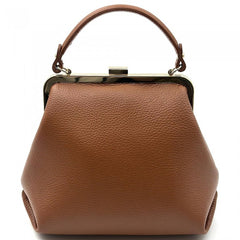 Alive With Style 'Adelina' Italian Leather Handbag/Shoulder Bag in Pink-SoftOrange-Black-Cream-IceBlue-Sage-Blue-Navy-Denim-Brown-Tan-LightBrown-Orange-Wine-DarkBrown-DarkTaupe-Olive