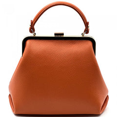 Alive With Style 'Adelina' Italian Leather Handbag/Shoulder Bag in Pink-SoftOrange-Black-Cream-IceBlue-Sage-Blue-Navy-Denim-Brown-Tan-LightBrown-Orange-Wine-DarkBrown-DarkTaupe-Olive