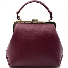 Alive With Style 'Adelina' Italian Leather Handbag/Shoulder Bag in Pink-SoftOrange-Black-Cream-IceBlue-Sage-Blue-Navy-Denim-Brown-Tan-LightBrown-Orange-Wine-DarkBrown-DarkTaupe-Olive