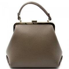 Alive With Style 'Adelina' Italian Leather Handbag/Shoulder Bag in Pink-SoftOrange-Black-Cream-IceBlue-Sage-Blue-Navy-Denim-Brown-Tan-LightBrown-Orange-Wine-DarkBrown-DarkTaupe-Olive