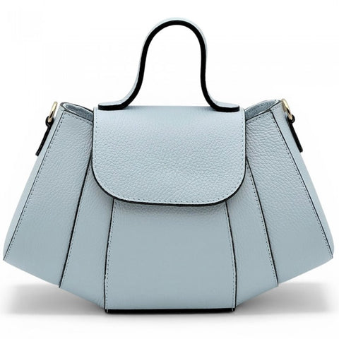 Alive With Style 'Ventara' Leather Handbag/Shoulder Bag/Cross Body Bag in Cream/Beige-Orange-Cream-Cream/Brown-White-Navy-LtBlue-Beige-Tan-Lemon-Black-Nude-Pink-Sage-Green-DarkBrown-Black/DrkBrown-Wine-DrkBrown-Blue/Navy-Beige/Black