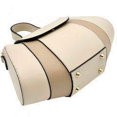 Alive With Style 'Ventara' Leather Handbag/Shoulder Bag/Cross Body Bag in Cream/Beige-Orange-Cream-Cream/Brown-White-Navy-LtBlue-Beige-Tan-Lemon-Black-Nude-Pink-Sage-Green-DarkBrown-Black/DrkBrown-Wine-DrkBrown-Blue/Navy-Beige/Black