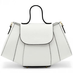 Alive With Style 'Ventara' Leather Handbag/Shoulder Bag/Cross Body Bag in Cream/Beige-Orange-Cream-Cream/Brown-White-Navy-LtBlue-Beige-Tan-Lemon-Black-Nude-Pink-Sage-Green-DarkBrown-Black/DrkBrown-Wine-DrkBrown-Blue/Navy-Beige/Black