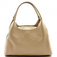 Alive With Style 'Giulia' Leather Handbag/Shoulder Bag/Cross Body Bag in Red-Cream-White-Navy-LtBlue-Beige-Lemon-Black-Nude-Pink-Taupe-Green