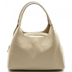 Alive With Style 'Giulia' Leather Handbag/Shoulder Bag/Cross Body Bag in Red-Cream-White-Navy-LtBlue-Beige-Lemon-Black-Nude-Pink-Taupe-Green