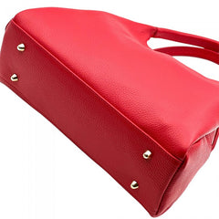 Alive With Style 'Giulia' Leather Handbag/Shoulder Bag/Cross Body Bag in Red-Cream-White-Navy-LtBlue-Beige-Lemon-Black-Nude-Pink-Taupe-Green