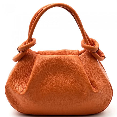 Alive With Style 'Renata' Italian Leather Handbag/Shoulder/Cross Body Bag in Orange-Red-Tan-Black-Cream-Navy-Brown-Denim-Wine-Pink-Yellow-Chocolate-DarkTaupe-Olive-Blue-Nude-Magenta