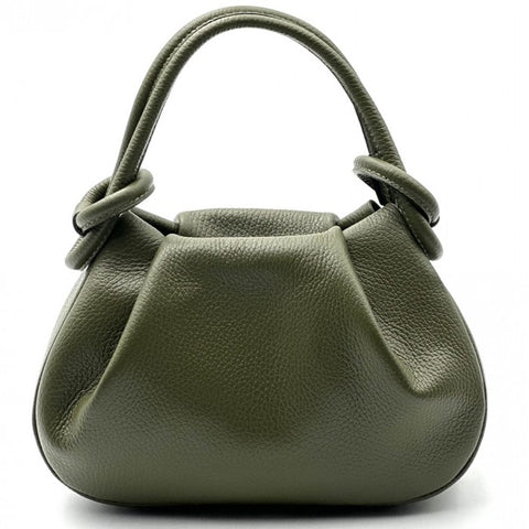 Alive With Style 'Renata' Italian Leather Handbag/Shoulder/Cross Body Bag in Orange-Red-Tan-Black-Cream-Navy-Brown-Denim-Wine-Pink-Yellow-Chocolate-DarkTaupe-Olive-Blue-Nude-Magenta