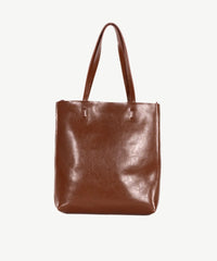 Alive With Style 'Rio' Leather Tote/Shoulder Bag by Sassy Duck in Black-Red-Tan