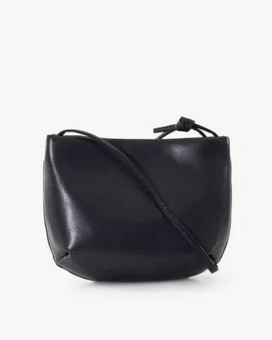 Alive With Style 'Delta' Leather Shoulder/Cross Body Bag by Sassy Duck in Black-Coffee