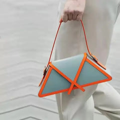 Alive With Style 'Penny' Handbag/Shoulder Bag in Blue/Orange-Green-Black