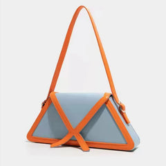 Alive With Style 'Penny' Handbag/Shoulder Bag in Blue/Orange-Green-Black
