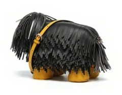 Alive With Style 'Doggy' Shoulder/Cross Body Bag in White-Pink-Black
