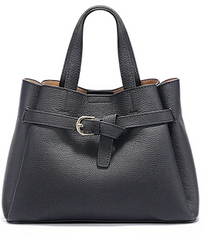 Alive With Style 'Carol' Leather Handbag/Shoulder Bag/Cross Body Bag in Cream-Black-Tan-Beige