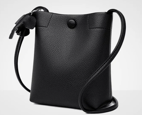 Alive With Style 'Heather' Leather Shoulder/Cross Body Bag in Green-Red-Black-Navy-Cream