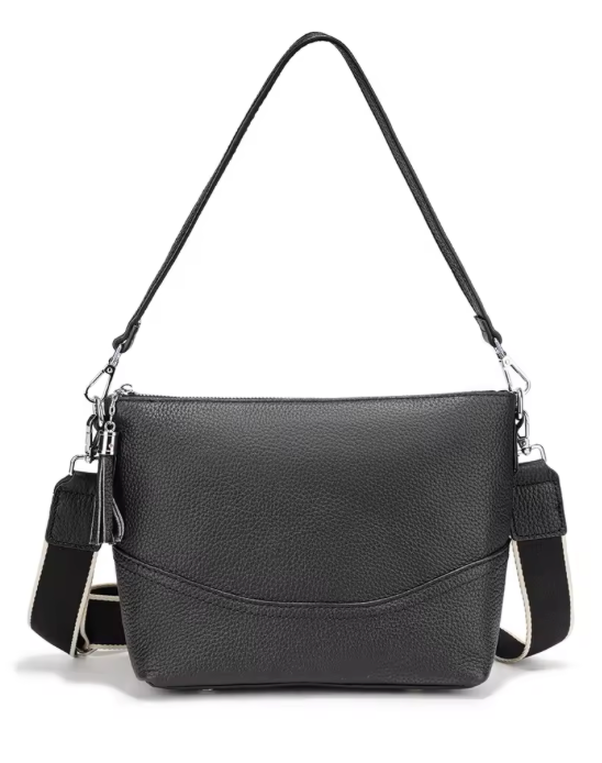 Alive With Style 'Bobby' Shoulder/Crorss Body Bag in Black-Green-Purple-Red-Navy-Cream