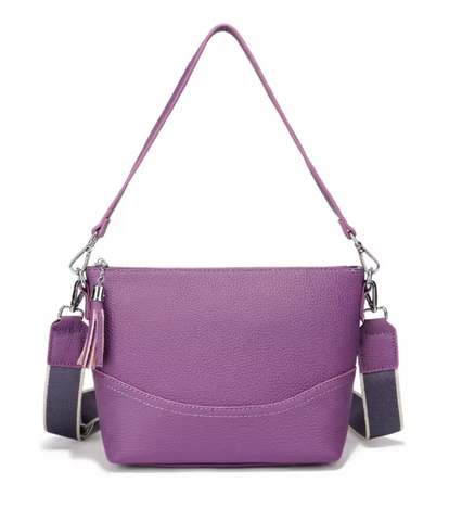 Alive With Style 'Bobby' Shoulder/Crorss Body Bag in Black-Green-Purple-Red-Navy-Cream