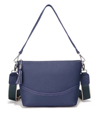 Alive With Style 'Bobby' Shoulder/Crorss Body Bag in Black-Green-Purple-Red-Navy-Cream