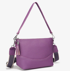 Alive With Style 'Bobby' Shoulder/Crorss Body Bag in Black-Green-Purple-Red-Navy-Cream