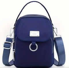 Alive With Style 'Benny' Shoulder/Cross Body Bag in Black-Navy-Grey-Pink-Mint-Chocolate