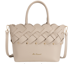 Alive With Style 'Catalina' Tote/Shoulder Bag by Serenade in Light Taupe