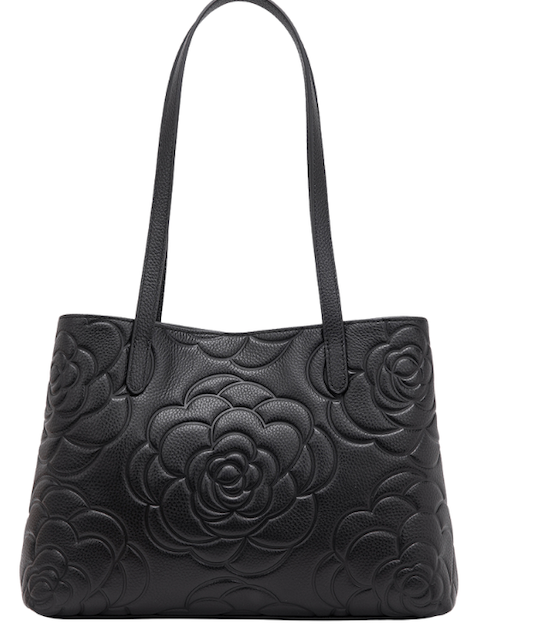 Alive With Style 'Ruth' Leather Handbag/Shoulder Bag by Serenade in Black