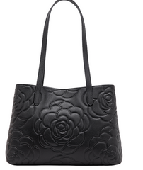 Alive With Style 'Ruth' Leather Handbag/Shoulder Bag by Serenade in Black