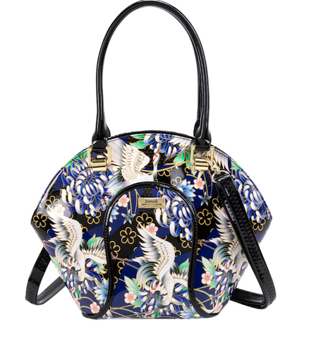 Alive With Style 'Natsumi' Leather Handbag/Shoulder Bag by Serenade in Stork