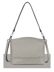 Alive With Style 'Harper' Leather Shoulder/Cross Body Bag in Tan-Beige-Green-Grey-Black