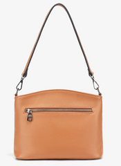Alive With Style 'Harper' Leather Shoulder/Cross Body Bag in Tan-Beige-Green-Grey-Black
