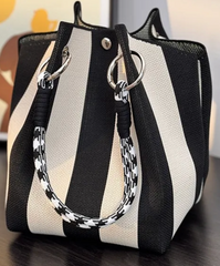 Alive With Style 'Monica' Handbag/Tote in Pink/Orange-Green/Pink-Black/White-Grey/White-Yellow/Blue-Orange/Beige-Pink/Blue-Green/Red-BlueFlower-PinkFlower