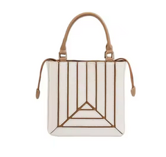 Alive With Style 'Sandy' Handbag/Shoulder Bag/Cross Body Bag in Silver-White/Tan-Black-Pastels