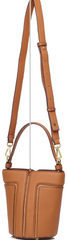 Alive With Style 'Harriet' Leather Handbag/Shoulder Bag/Cross Body Bag in Grey-Black-Tan-Cream