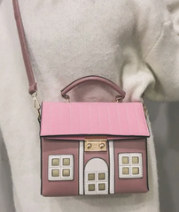 Alive With Style 'Sally' Handbag/Shoulder Bag/Cross Body Bag in White-Pink-Black