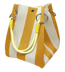 Alive With Style 'Monica' Handbag/Tote in Pink/Orange-Green/Pink-Black/White-Grey/White-Yellow/Blue-Orange/Beige-Pink/Blue-Green/Red-BlueFlower-PinkFlower-Brown/Black-Yellow/White-Black/WhiteDots-WhiteFlower/BlackFlower