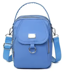Alive With Style 'Benny' Shoulder/Cross Body Bag in Black-Navy-Grey-Pink-Mint-Chocolate-Purple-Yellow-Jade-Red-Blue/Red-Watermelon-SkyBlue-Lemon-Olive