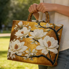 Alive With Style 'Magnolia' Tote/Handbag in Lemons-Magnolia