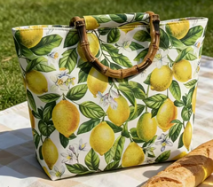 Alive With Style 'Magnolia' Tote/Handbag in Lemons-Magnolia