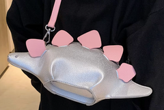 Alive With Style 'Dinosaur' Shoulder/Cross Body Bag in Pink/White-Pink/Blue-Black-Silver-Green-Blue