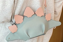 Alive With Style 'Dinosaur' Shoulder/Cross Body Bag in Pink/White-Pink/Blue-Black-Silver-Green-Blue